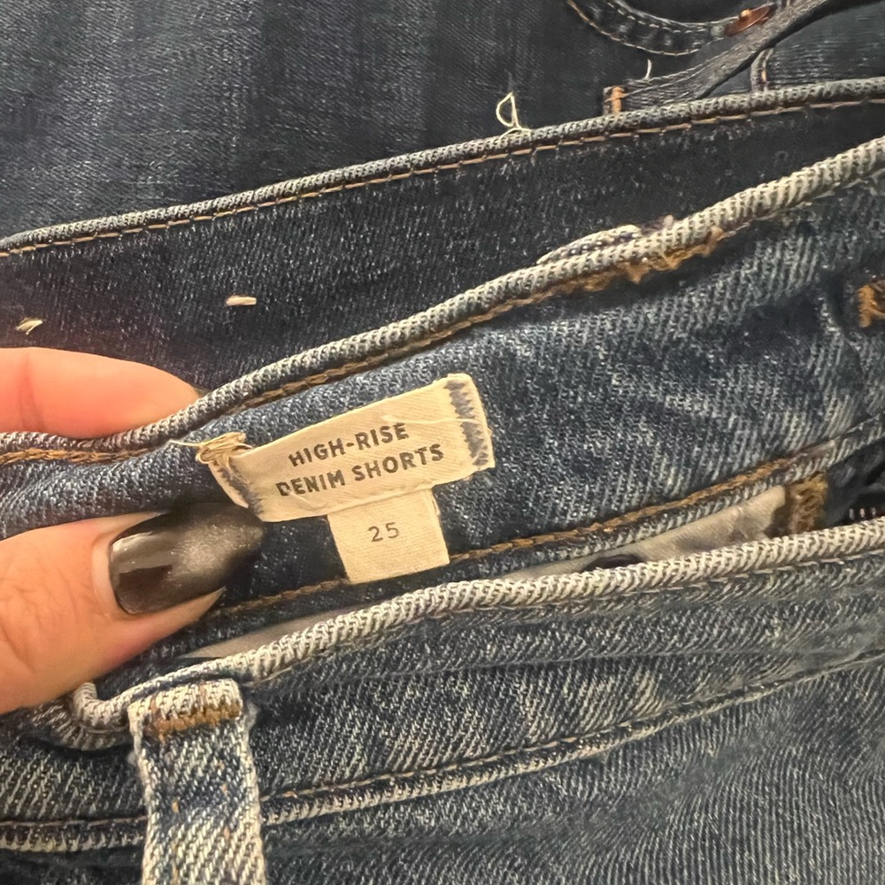 Madewell size 25 high rise shorts